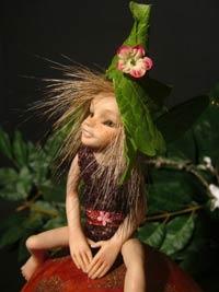 Ooak Fairy Tale Sim sul Fungo